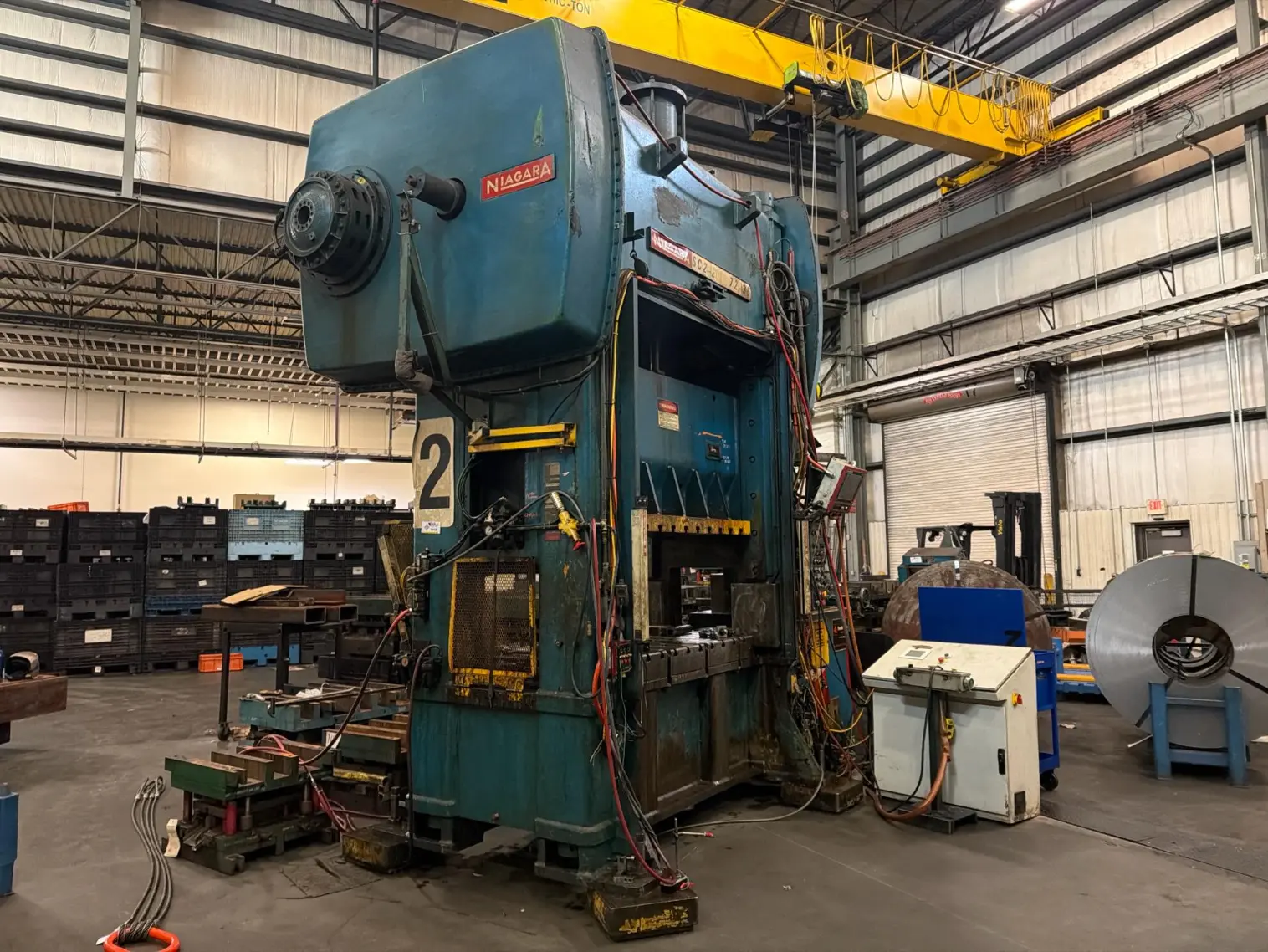 Mechanical gap-frame press, production floor – Dexter Stamping auction, Murfreesboro TN