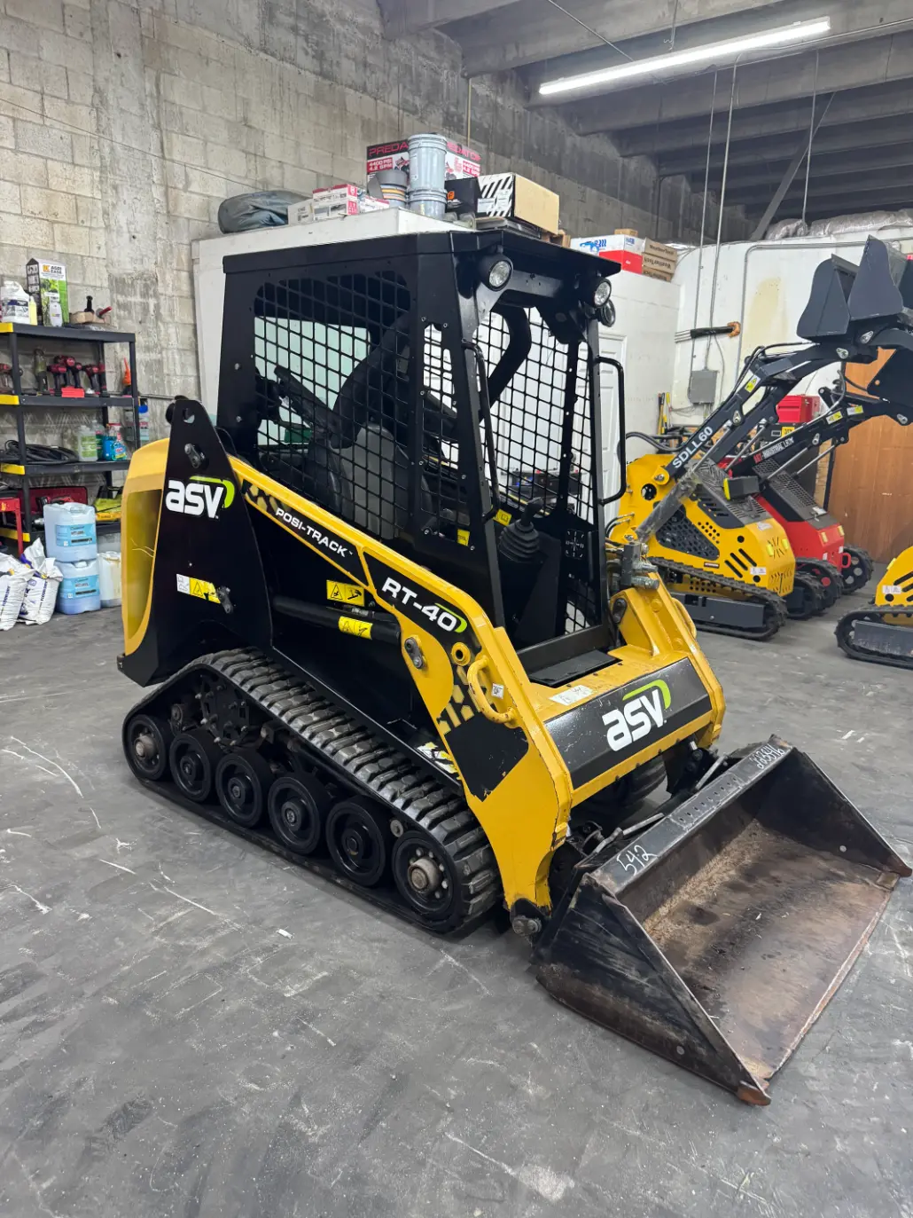 ASV RT-40 radial compact track loader with Posi-Track – heavy equipment supplier auction, Pompano Beach FL