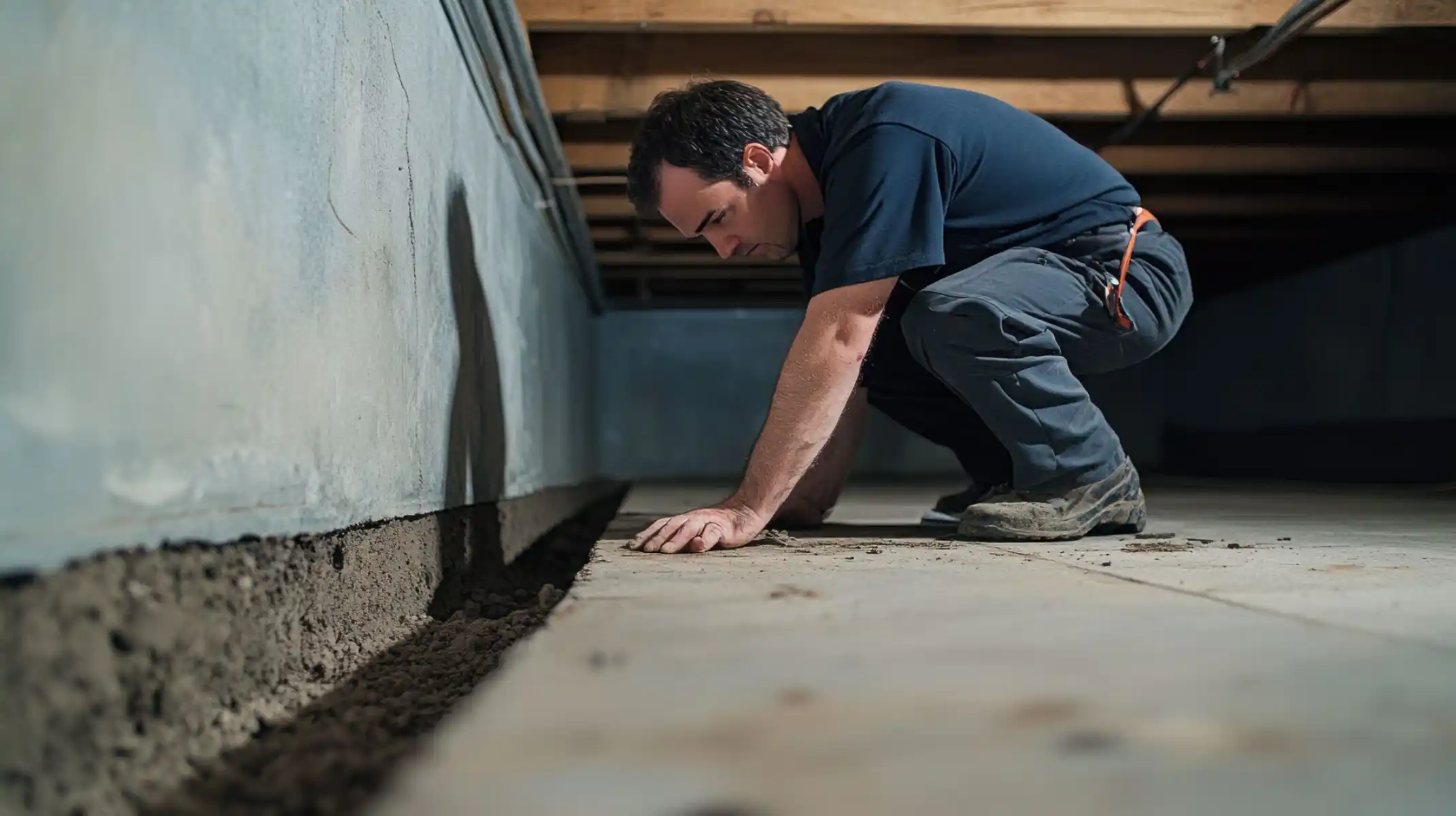 Foundation or waterproofing issue illustration – USS repair services Tennessee