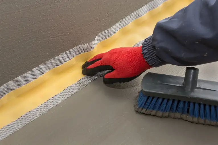 Basement waterproofing and moisture control solution