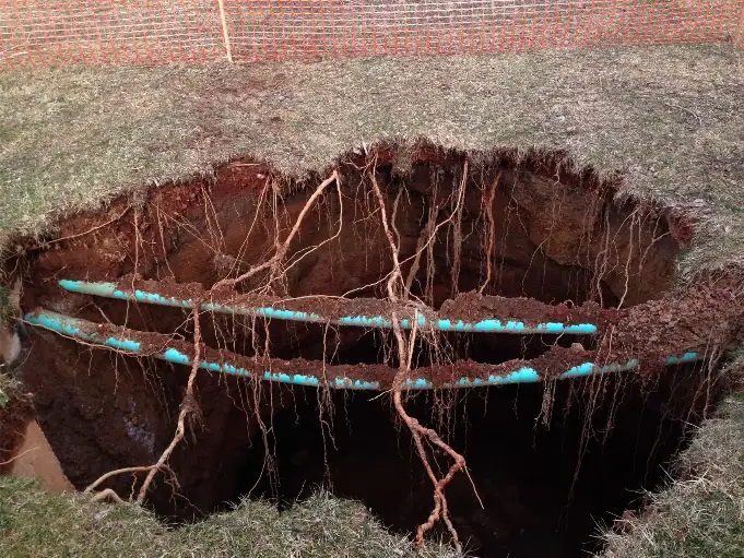 Foundation Damage at Residential Property 