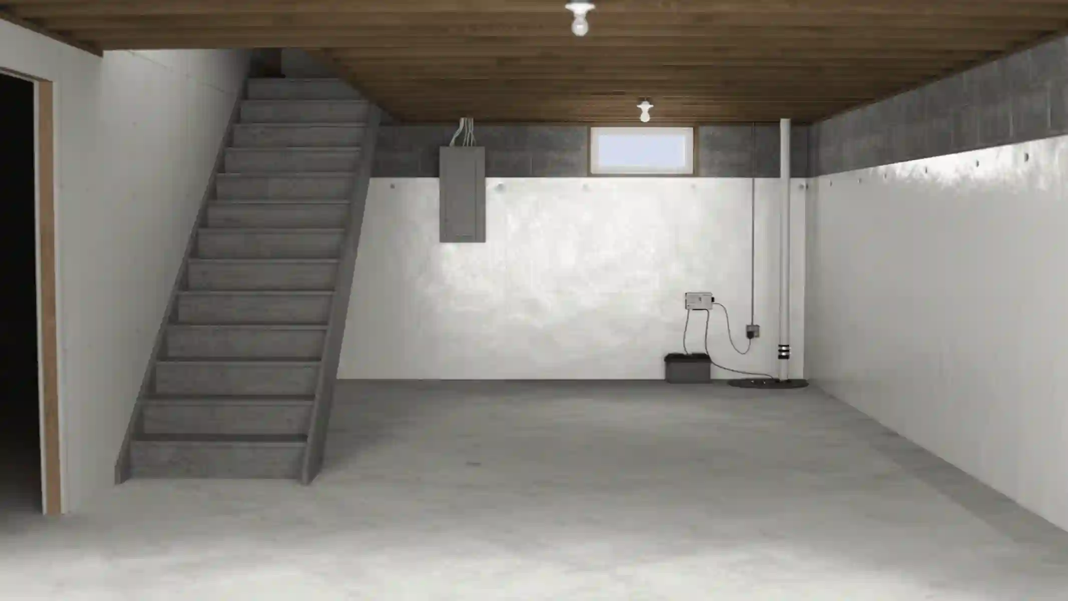 Basement waterproofing and moisture control solution 