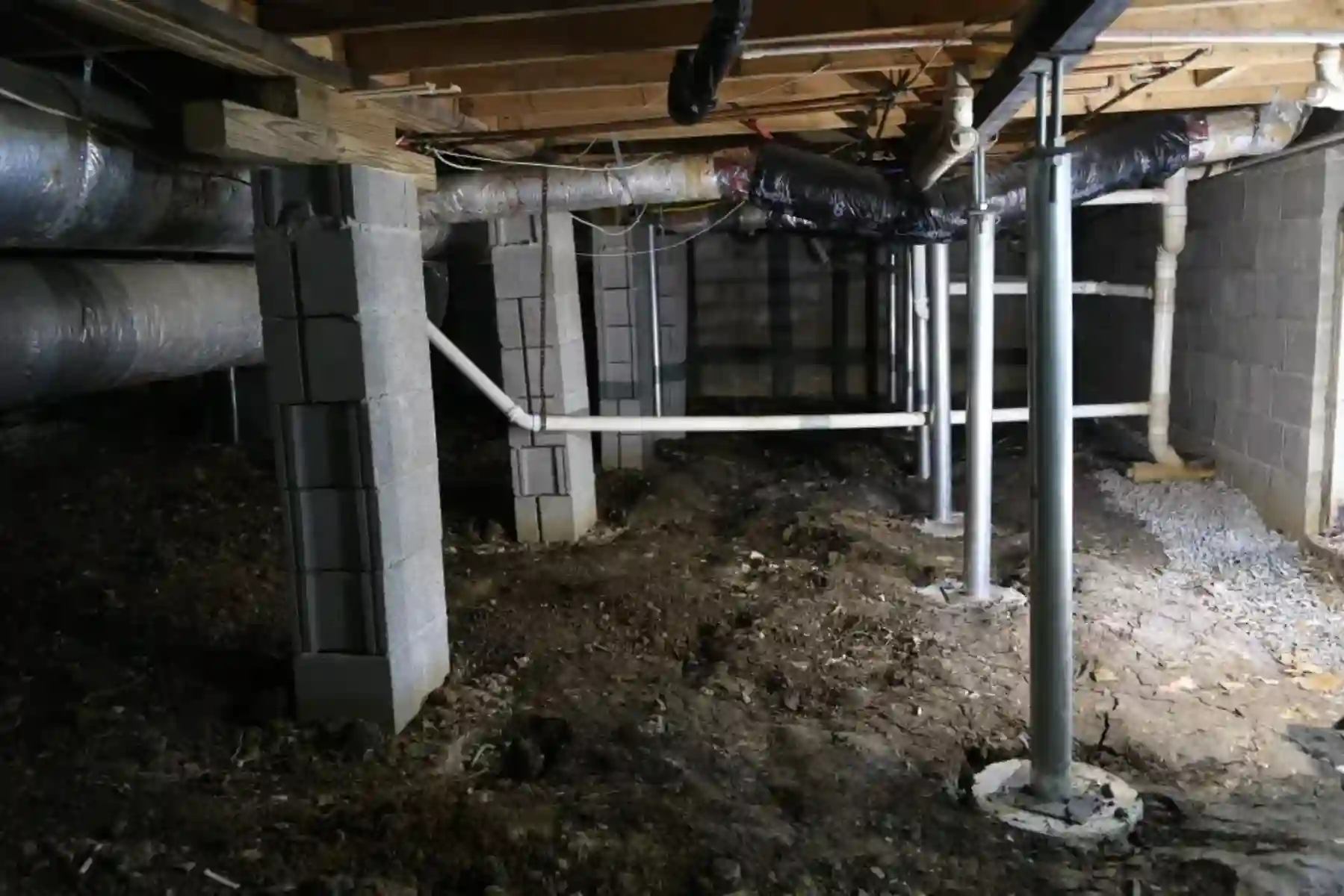 Crawl Space Floor Support – USS Foundation Repair Tennessee