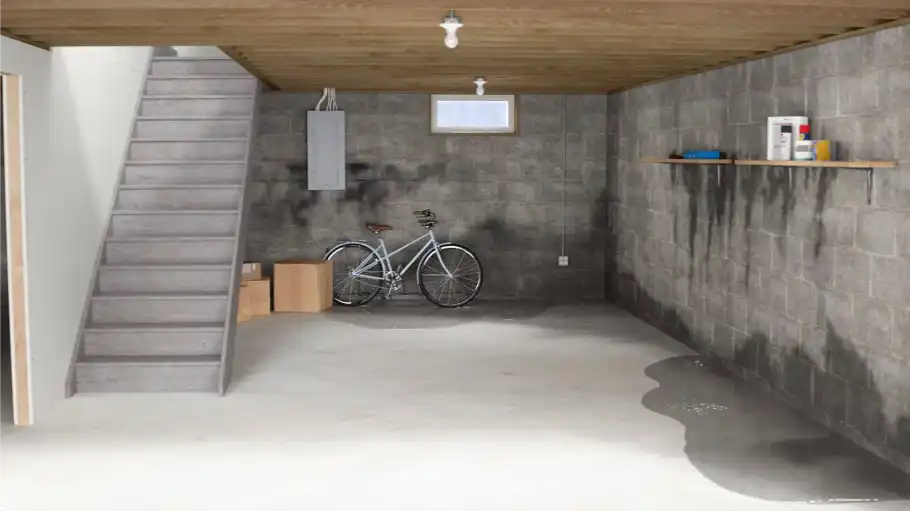 Dry Finished Basement After Waterproofing Service