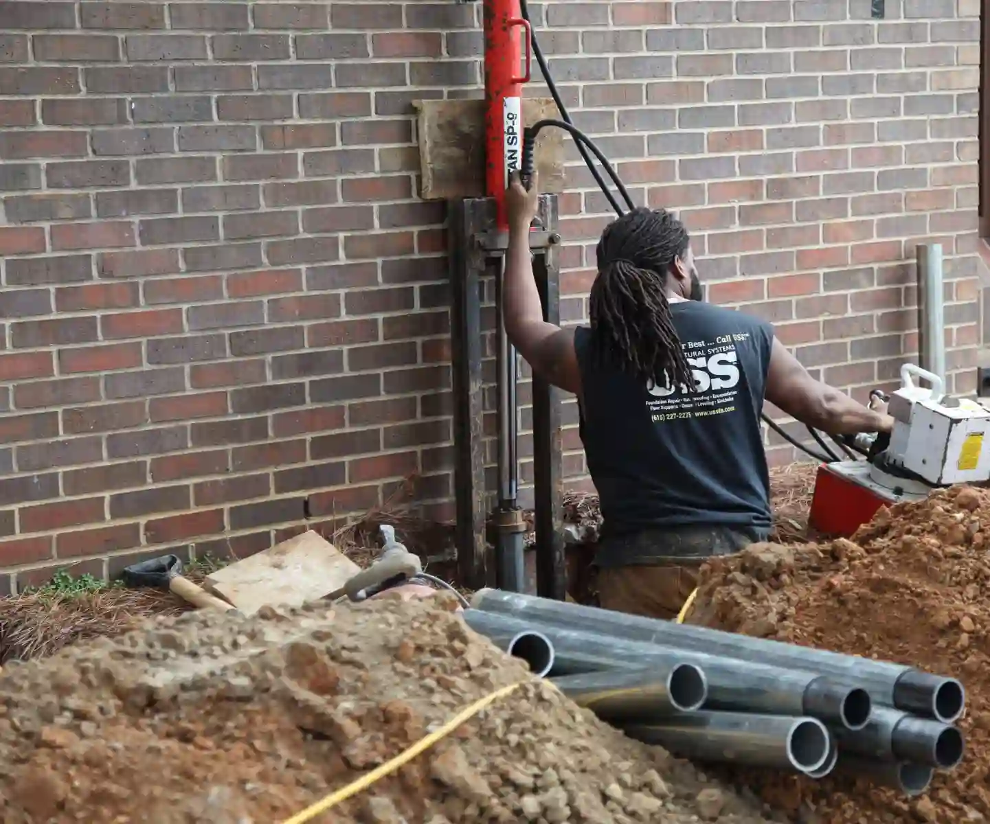 Foundation Pier Installation Explaining Underpinning Process