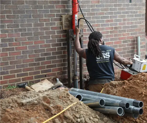 Foundation Pier Installation Explaining Underpinning Process