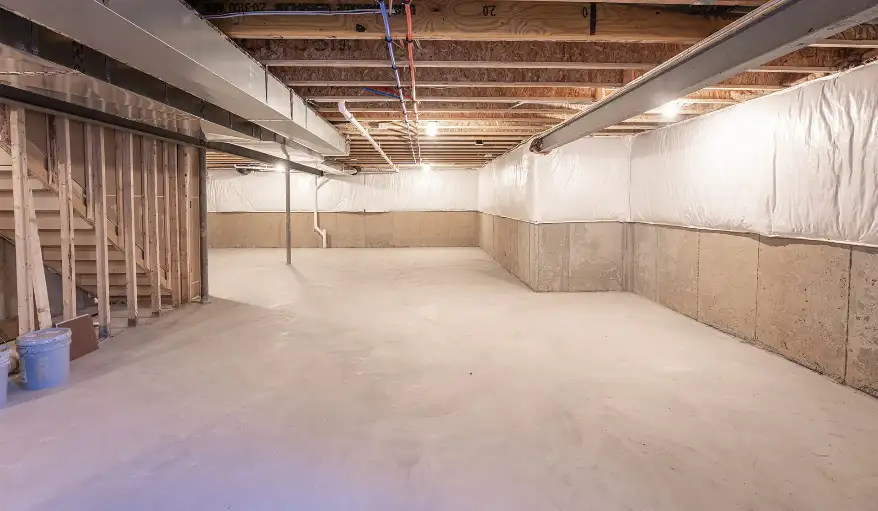 Basement Waterproofing System Installation