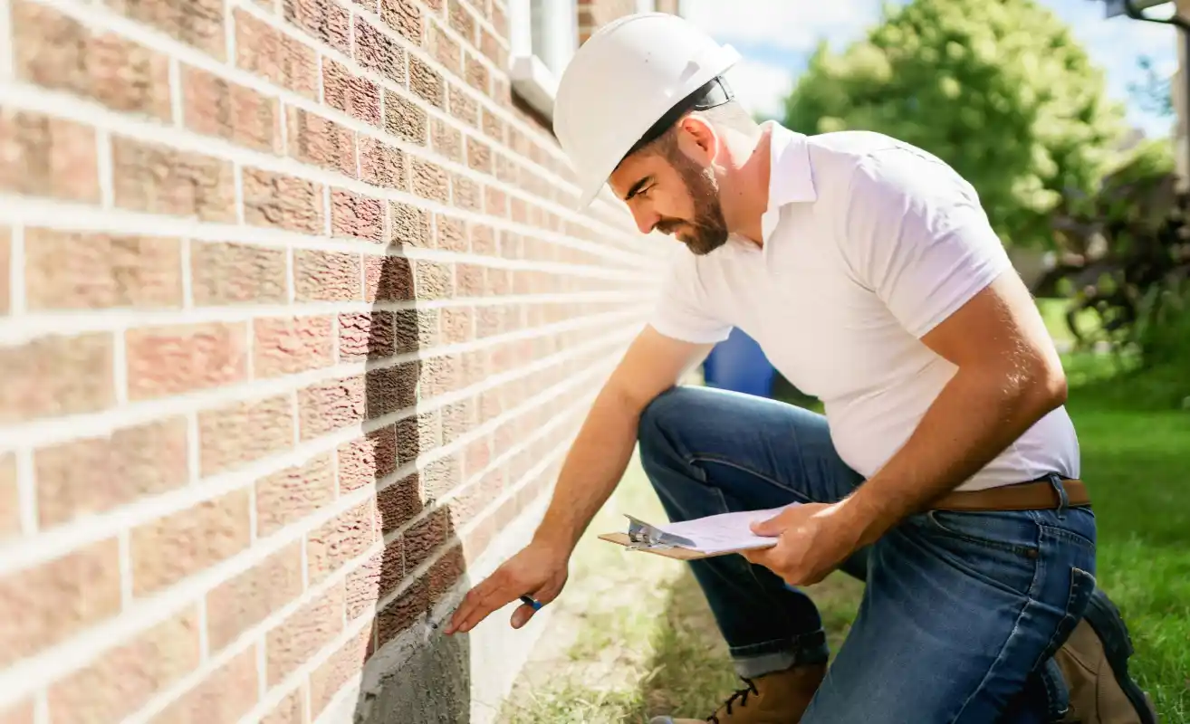 Foundation crack inspection and repair service 
