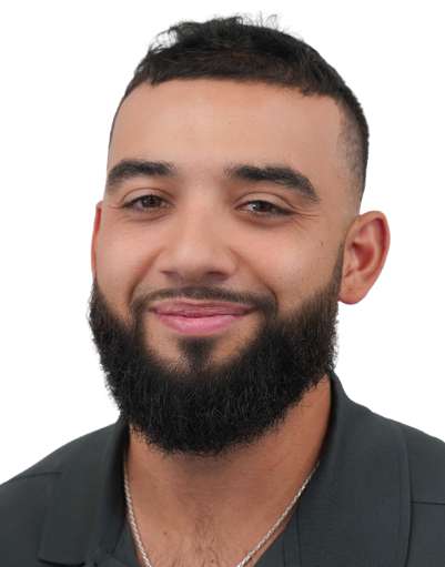 Professional headshot portrait of Nathan H. in business attire