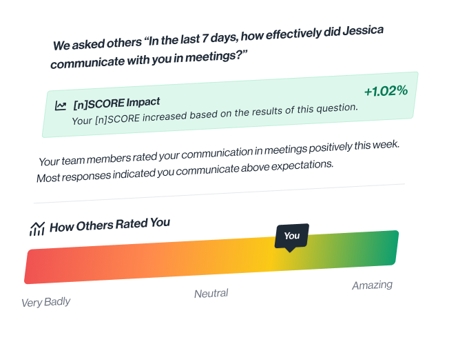 Image of custom feedback received
