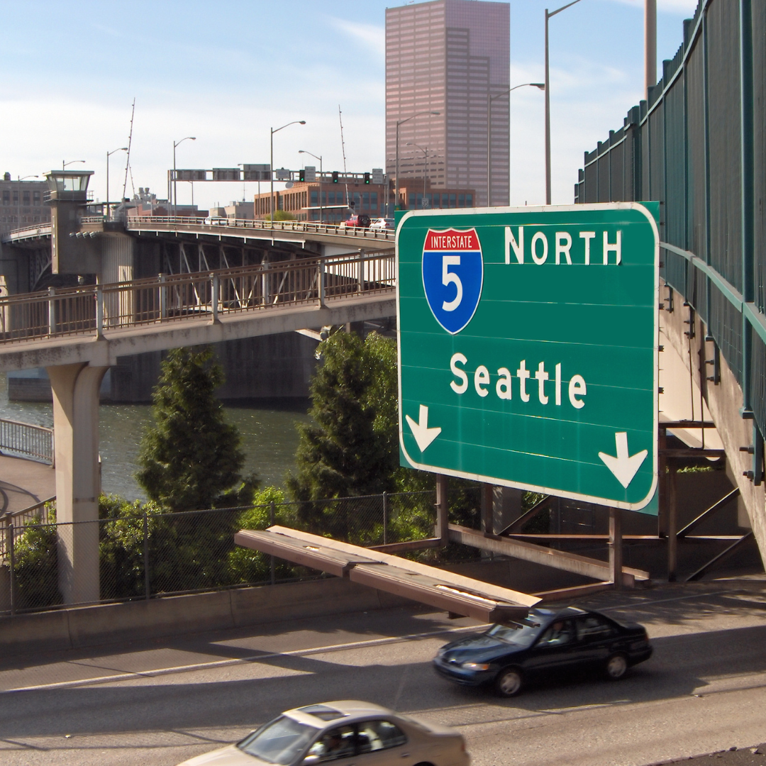 Interstate 5 in Seattle