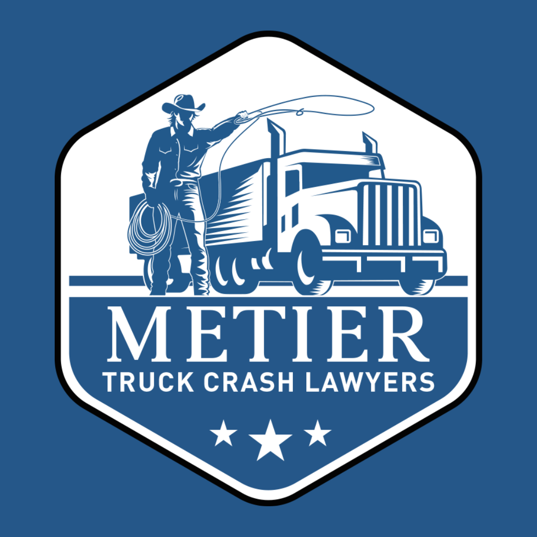 Metier Truck Crash Lawyers Badge