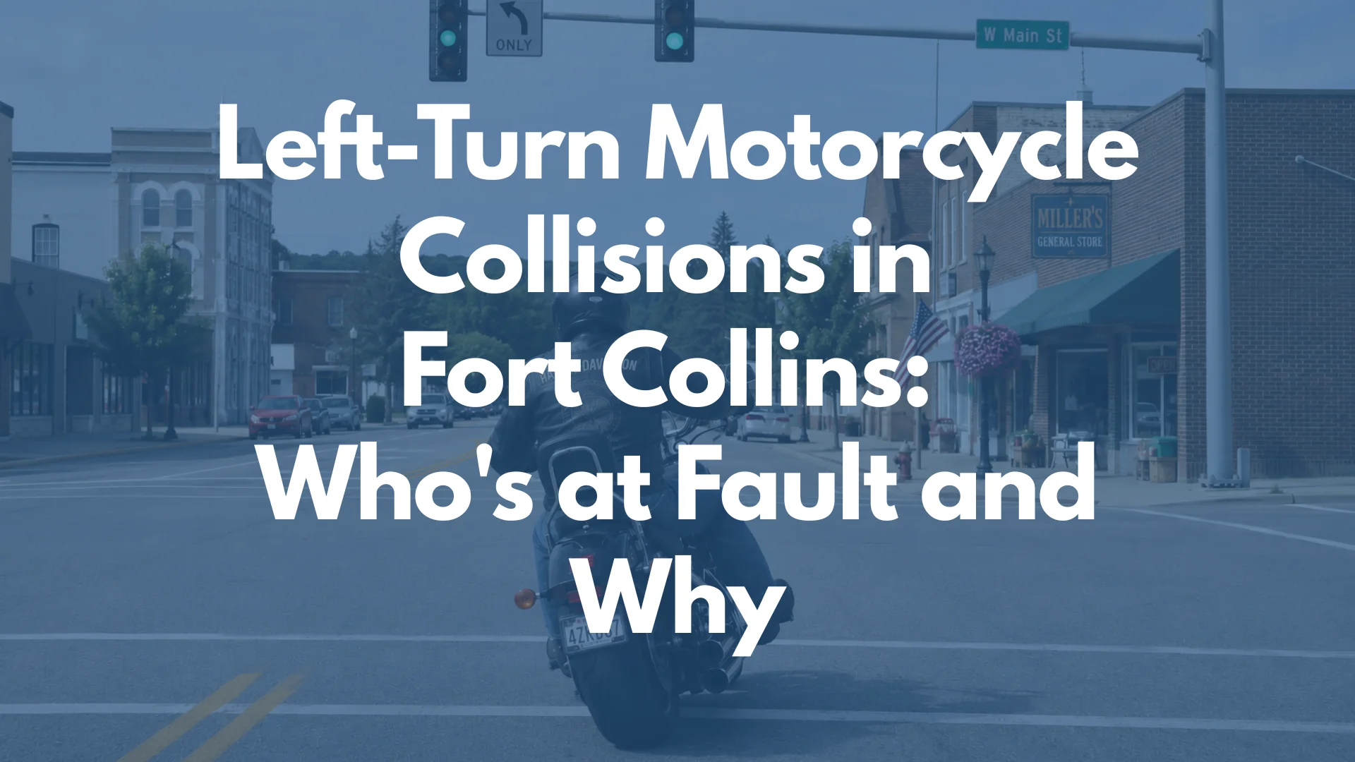 Left-Turn Motorcycle Collisions in Fort Collins: Who's at Fault and Why