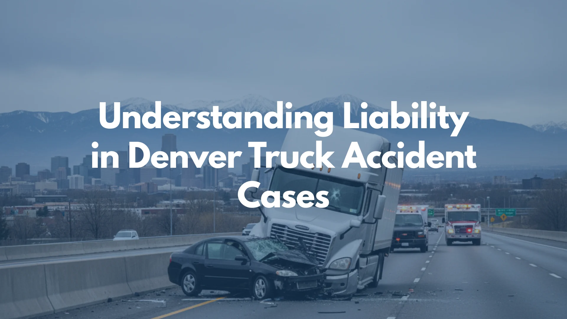 Understanding Liability in Denver Truck Accident Cases