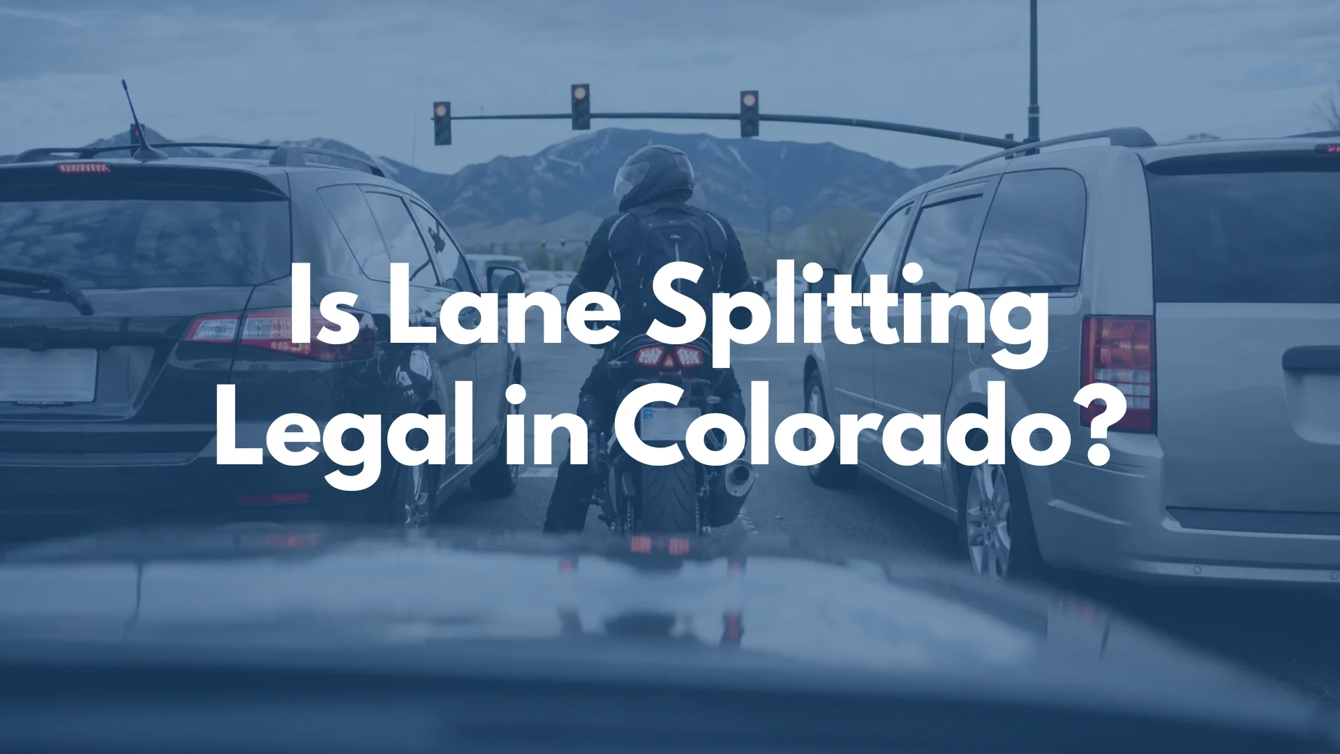 Is Lane Splitting Legal in Colorado?