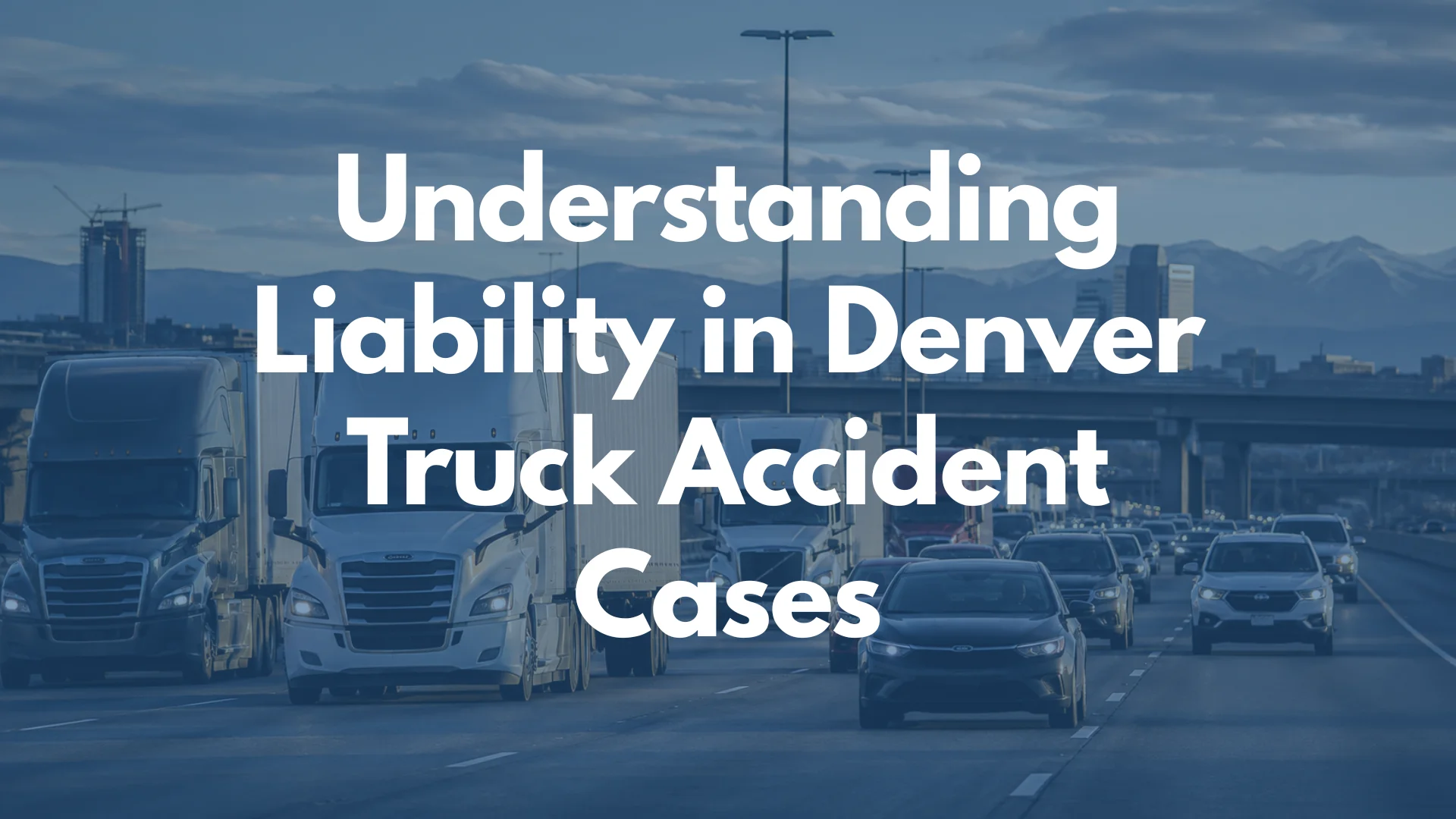 Understanding Liability in Denver Truck Accident Cases
