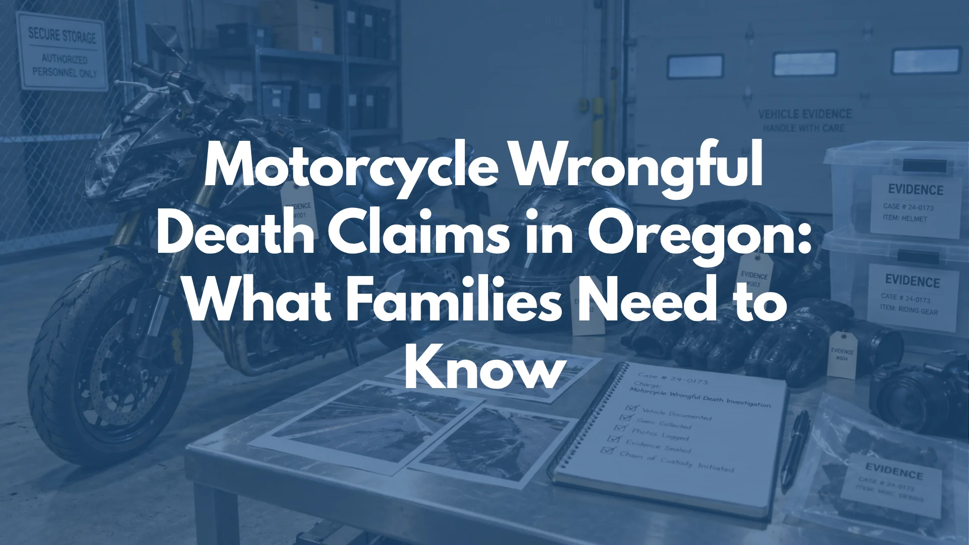 Motorcycle Wrongful Death Claims in Oregon: What Families Need to Know
