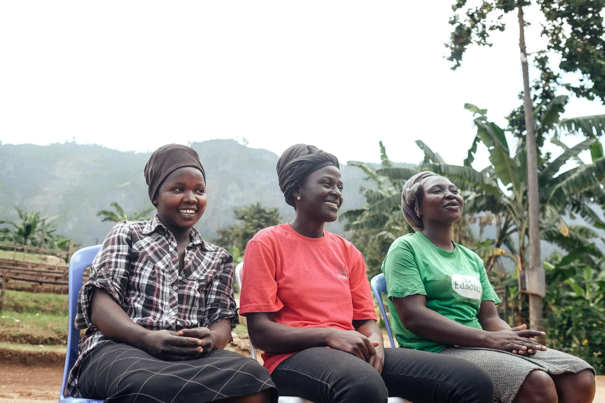 Women coffee farmers working with Zukuka Bora