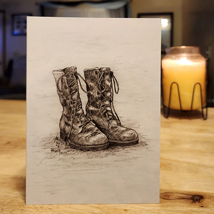 Inscription: And, behold, I am with thee,
and will keep thee in all places, whither thou goest, and will
bring thee again into this land;
for I will not leave thee, until
I have done that which
I have spoken to thee of.