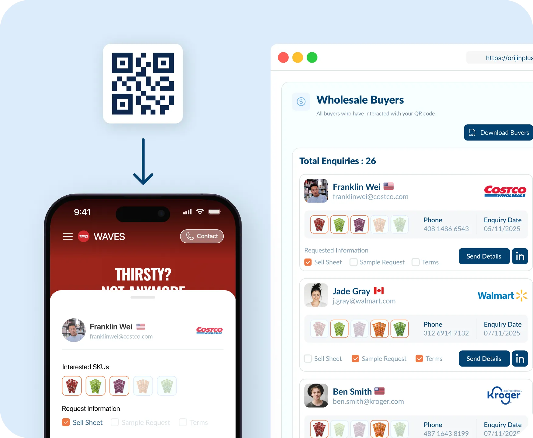 comparion illustration 2 - orijin plus qr generator