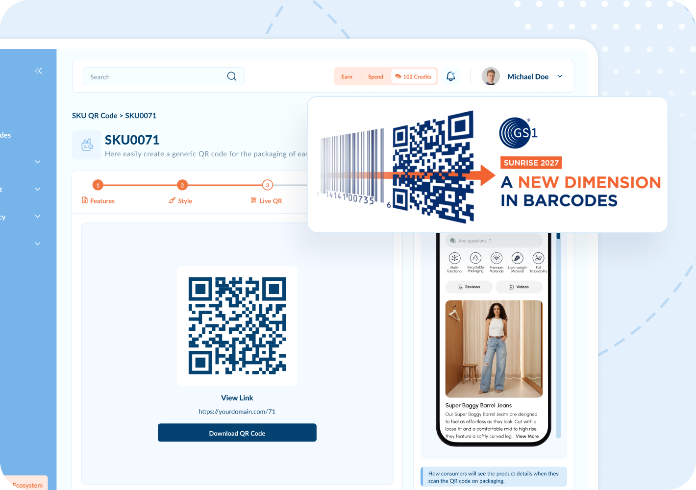 illustration of features card