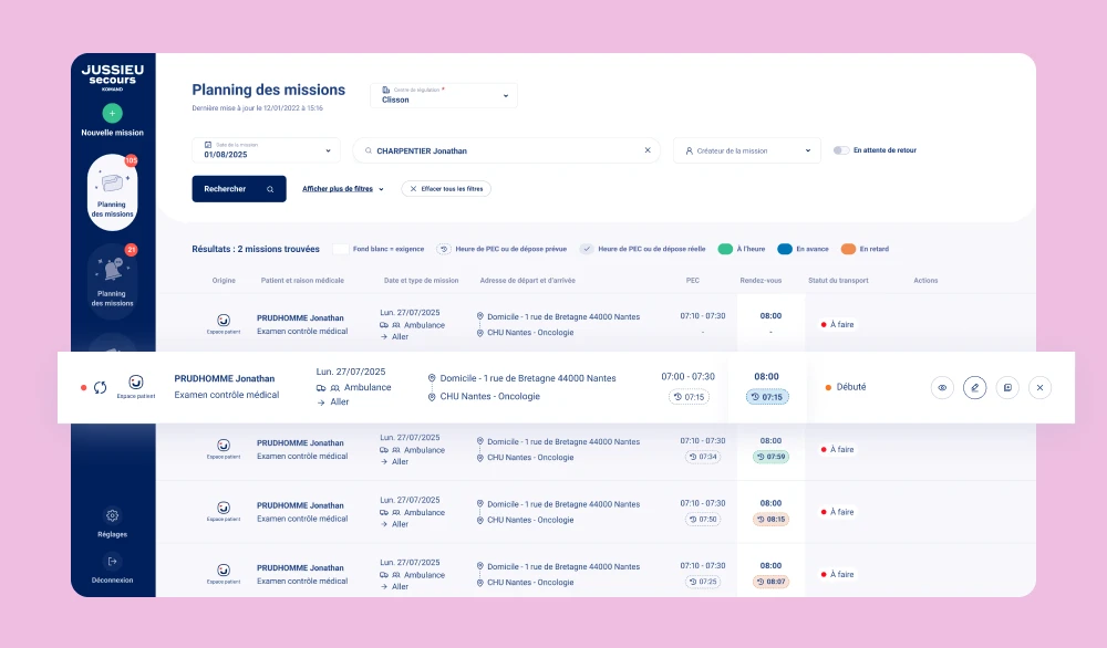 Création d'une plateforme SaaS ultra-rapide pour Jussieu Secours
