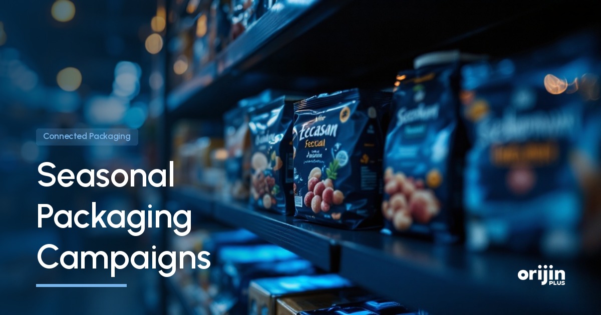 Seasonal packaging campaigns, Connected Packaging, Orijin Plus