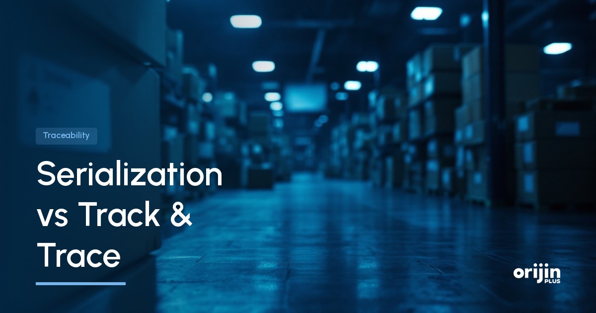 Serialization and track and trace, Traceability, Orijin Plus