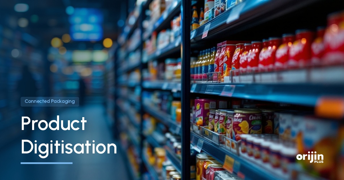 Product digitisation connecting brands and consumers, Connected Packaging, Orijin Plus