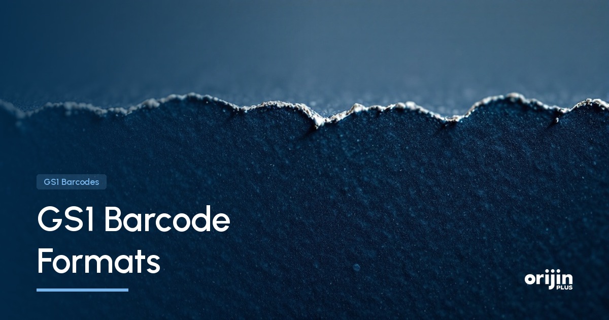 GS1 barcode formats and the barcode on the box explained, GS1 and 2D Barcodes, Orijin Plus