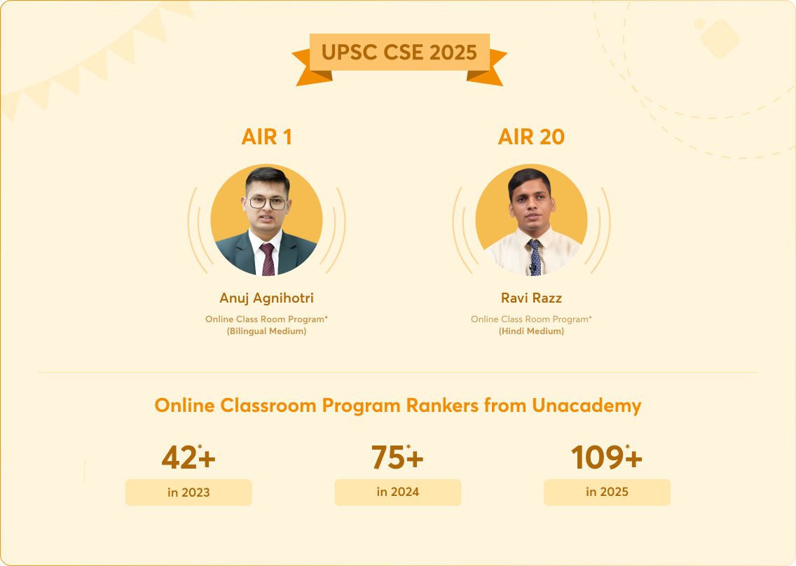 Top ranker from Unacademy from UPSC 2023 