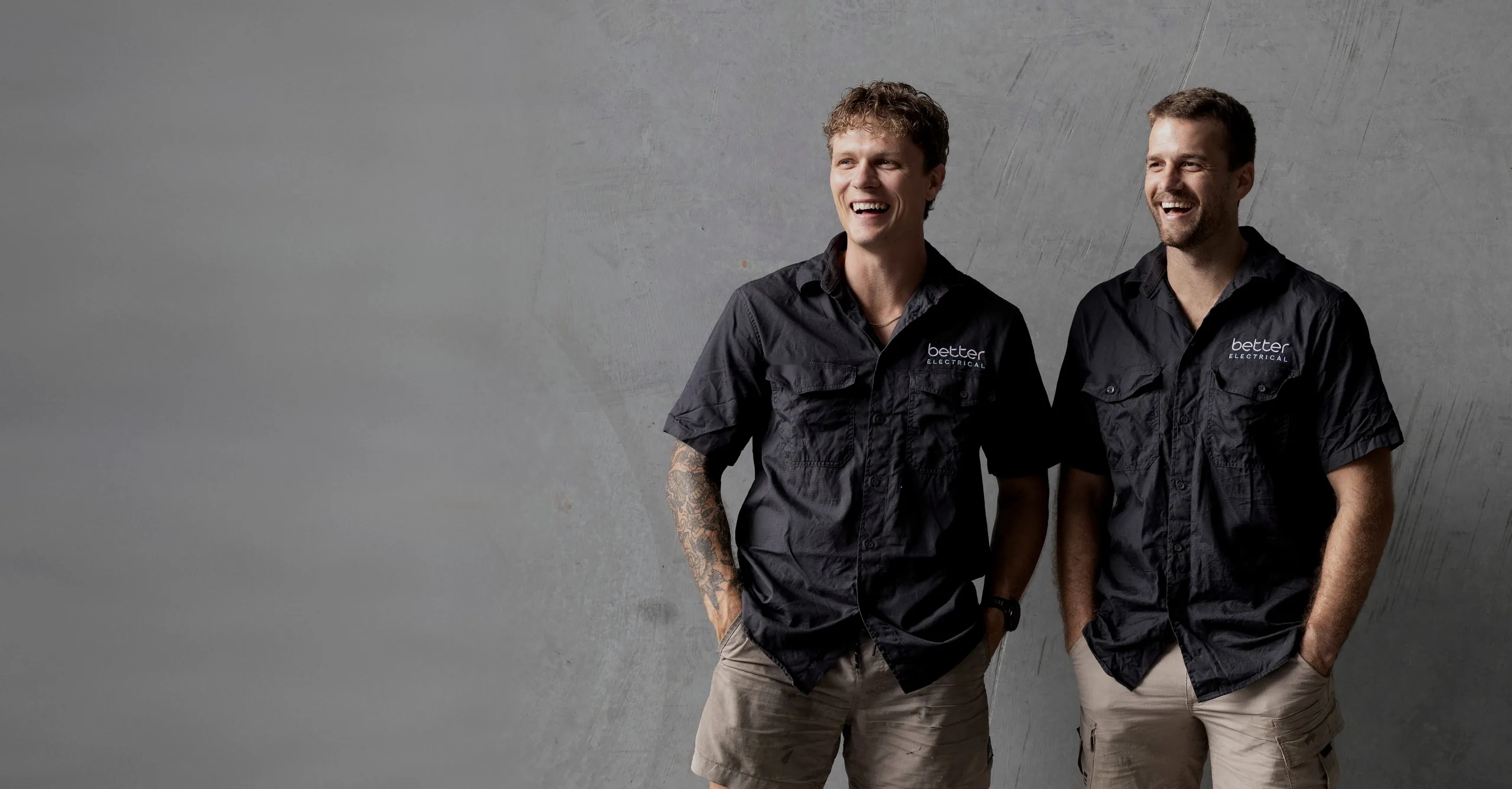 Andrew and Duncan, the directors of Better Electrical Co