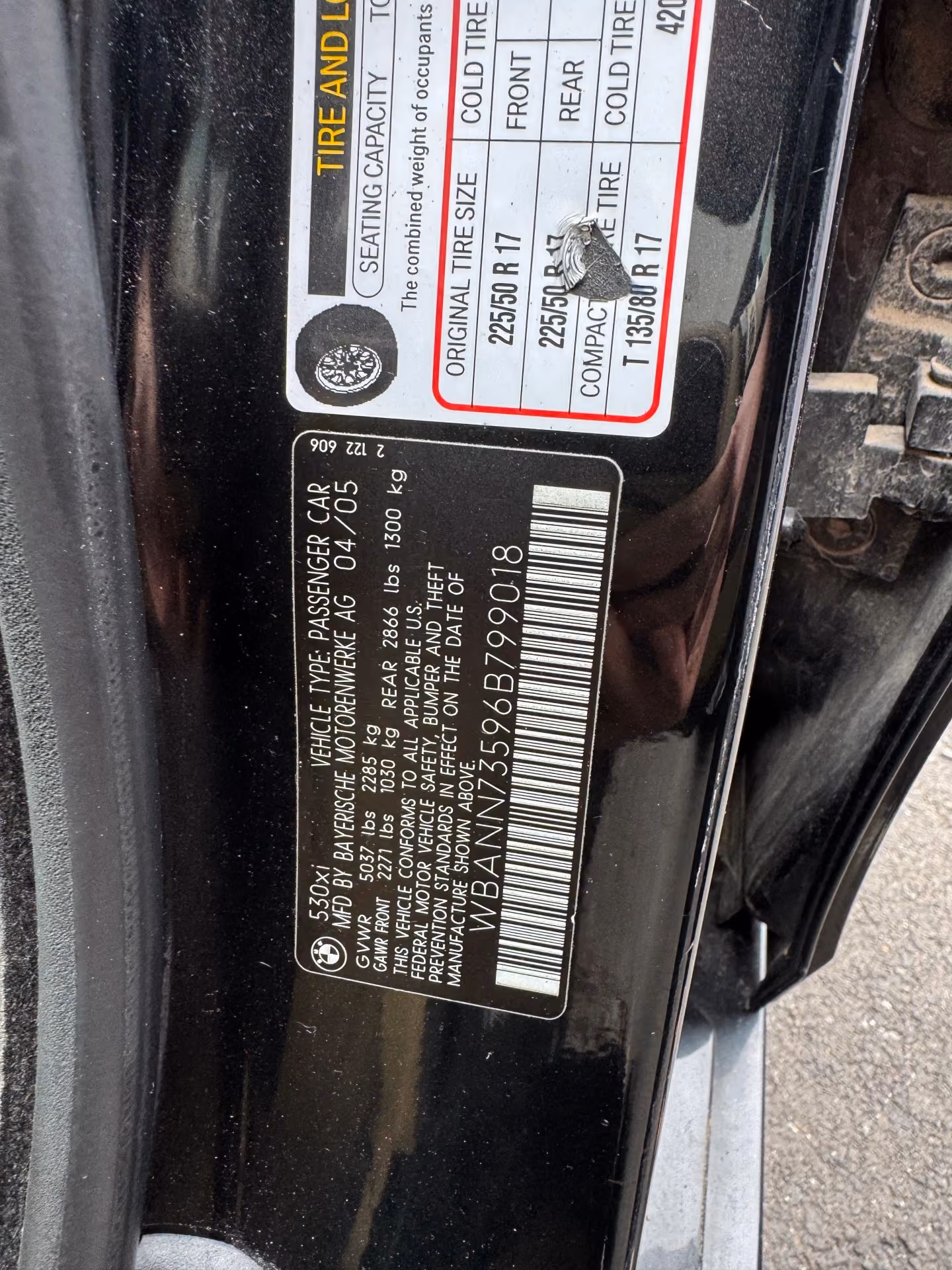 2006 BMW 530XI Black — photo 25 of 28