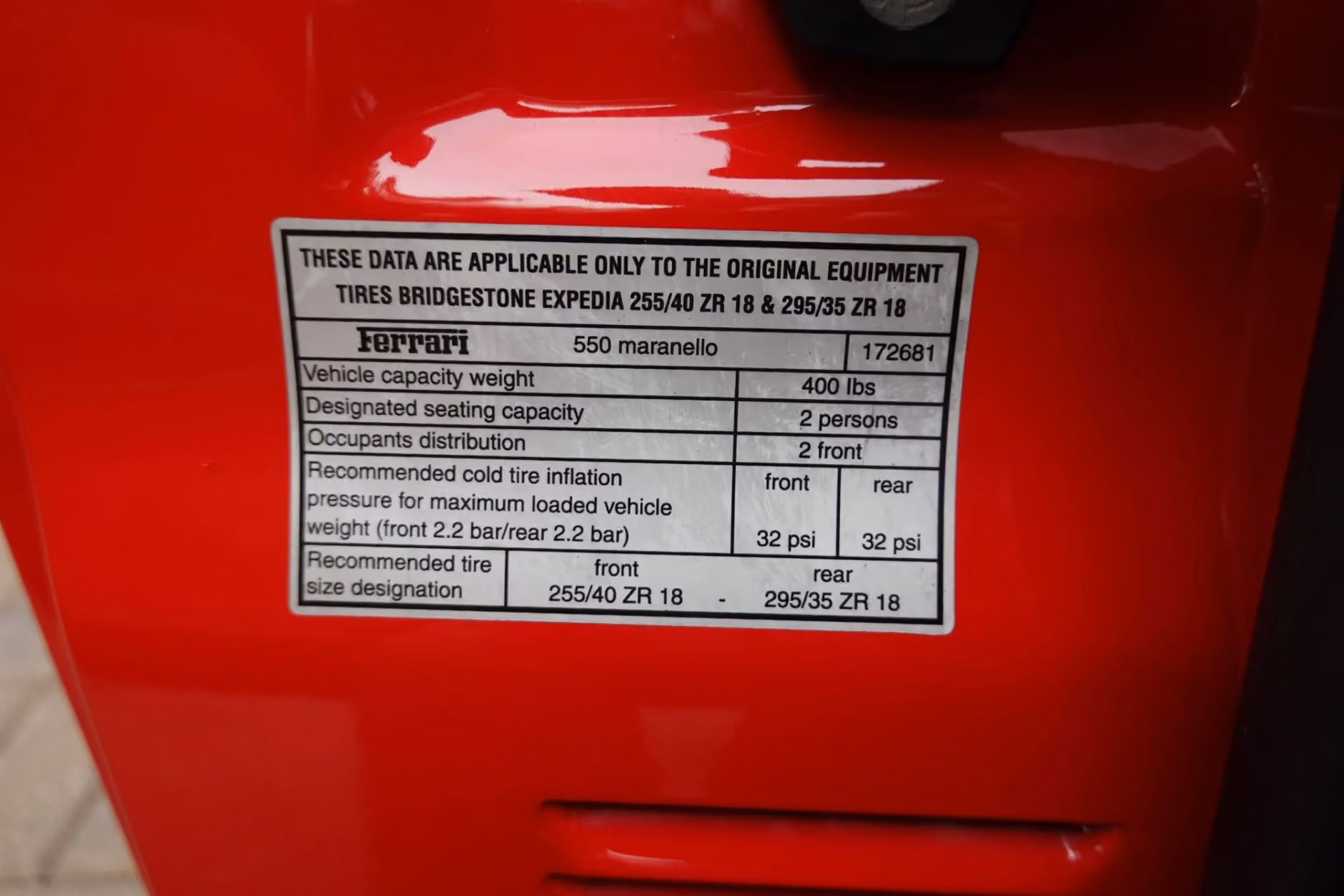 2000 Ferrari 550 Maranello — photo 25 of 47