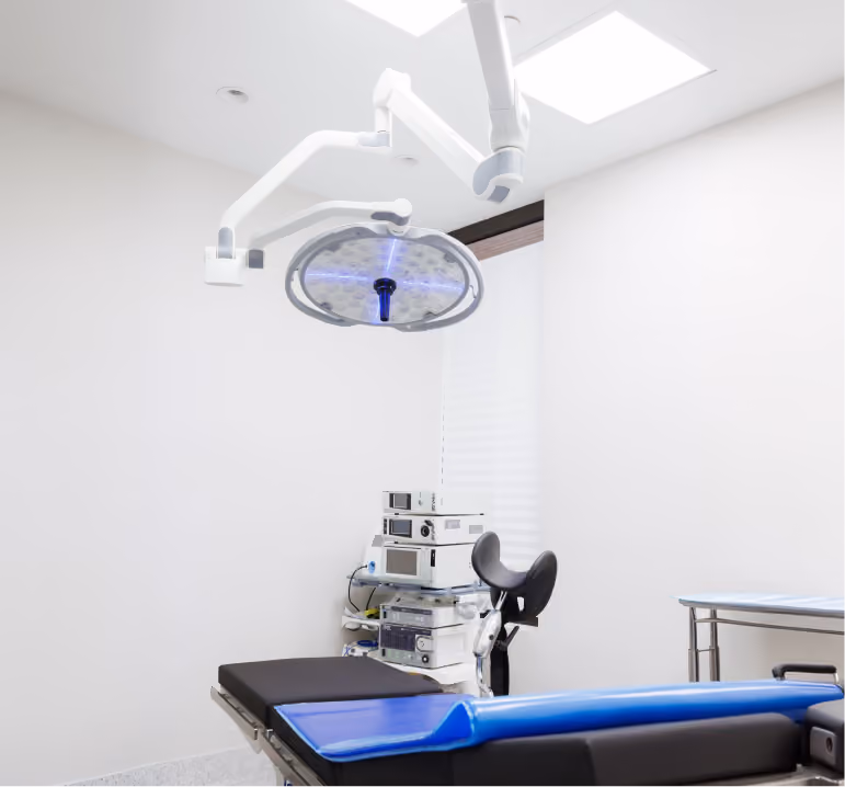 Procedure room at the Batash Medical center