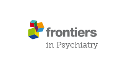 Logo of the National Institute of Mental Health with NIMH initials inside a hexagon and a rightward blue arrow.