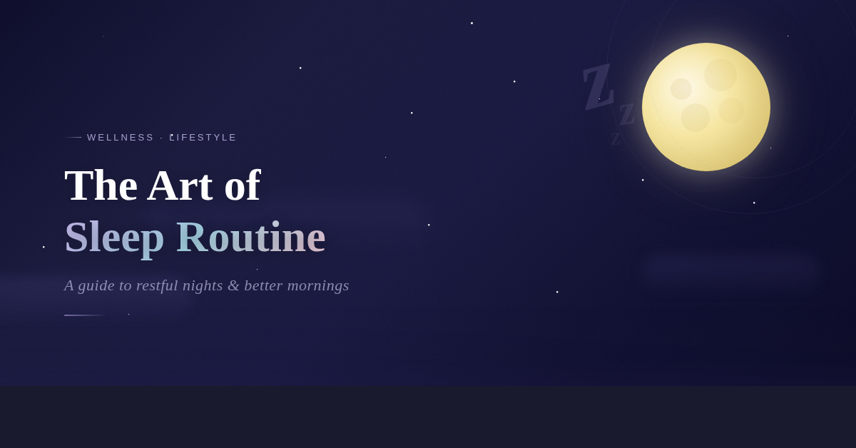 改善睡眠质量的4个睡前习惯