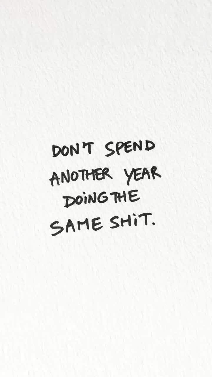 Don't Waste Year