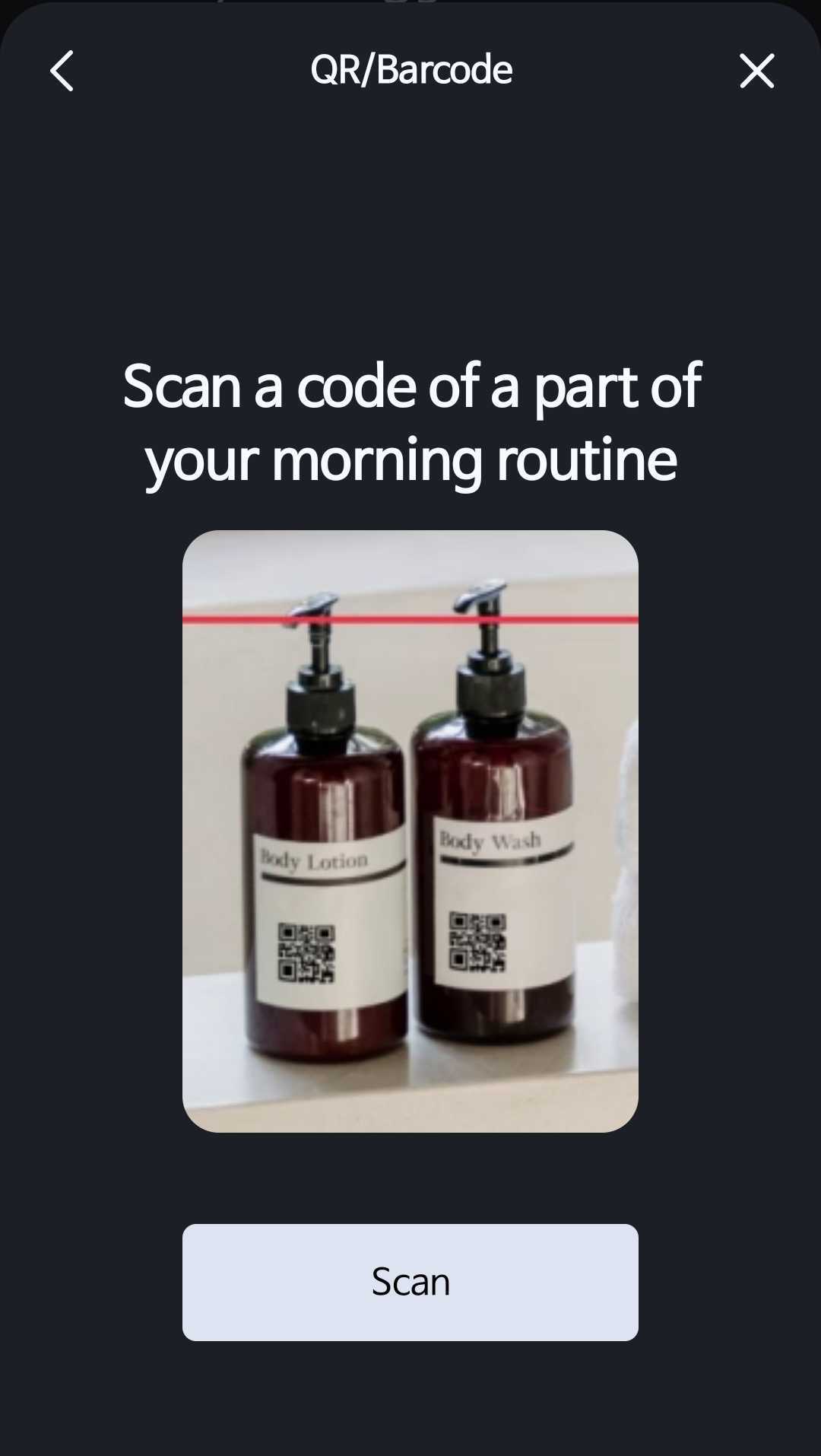 Barcode/QR Code Mission