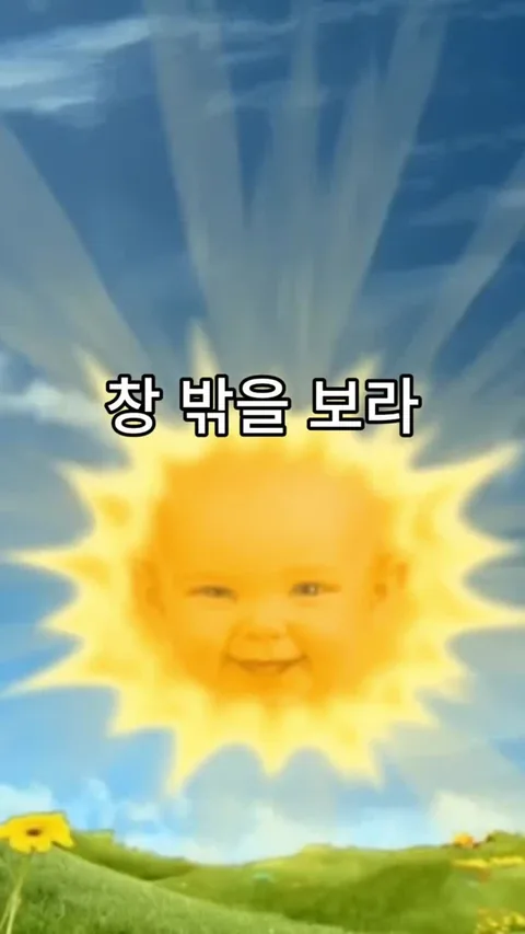 창 밖을 보라