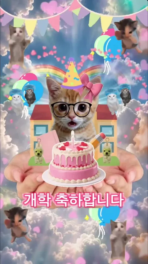 개학 축하합니다