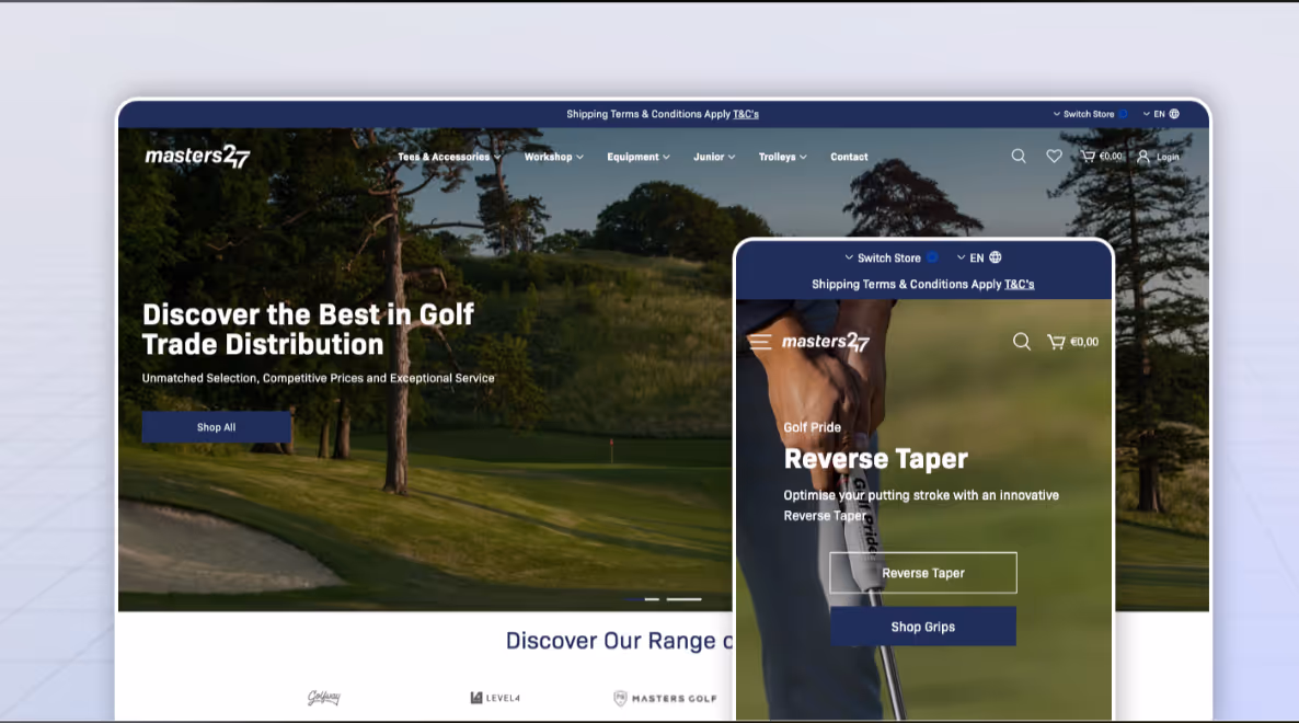 Masters247 Launches New eCommerce Experience - Powered by STRATAGEMS