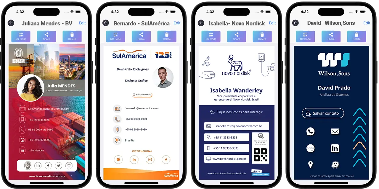 ClickCard Digital Customer Business Card Templates