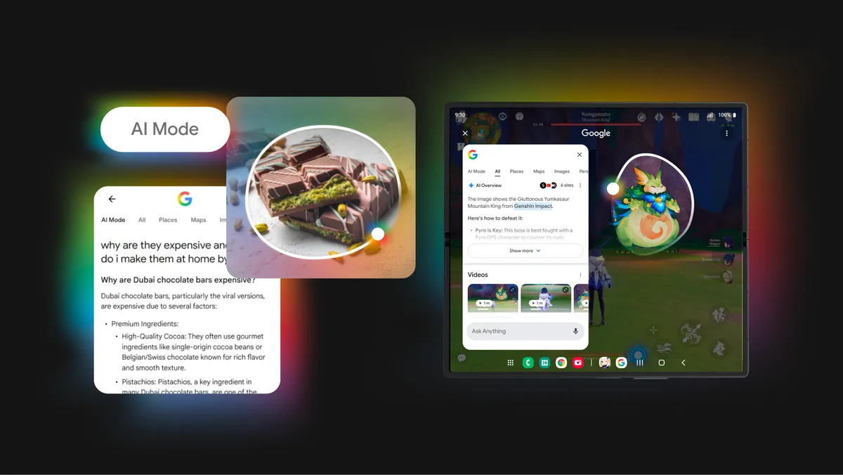 Google adds AI Mode to Circle to Search for follow-up visual queries