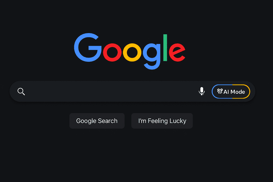 Google rolls out AI Mode button on its homepage