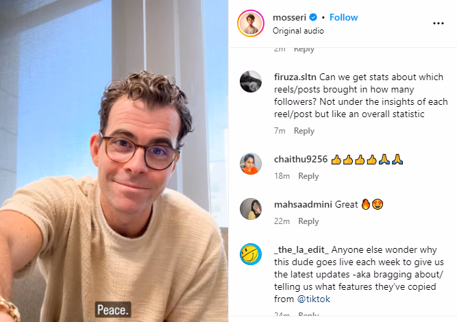 Instagram makes ‘Views’ the primary metric for all content formats
