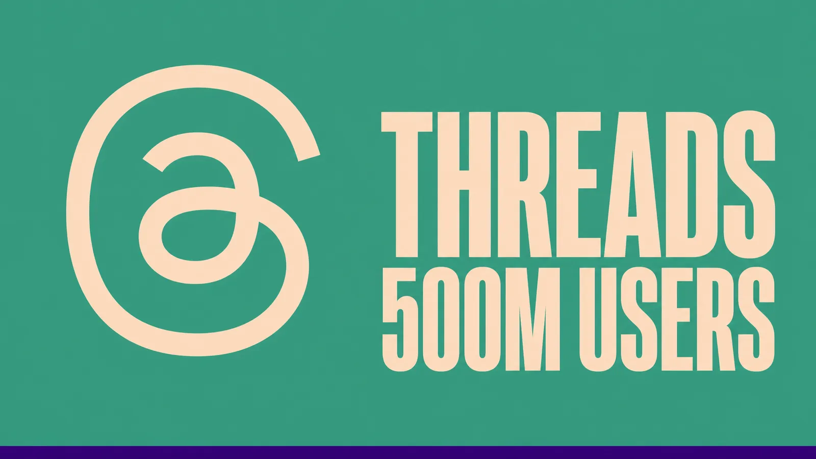 a minimalist line illustration of the speech bubble with the Threads logomark.
