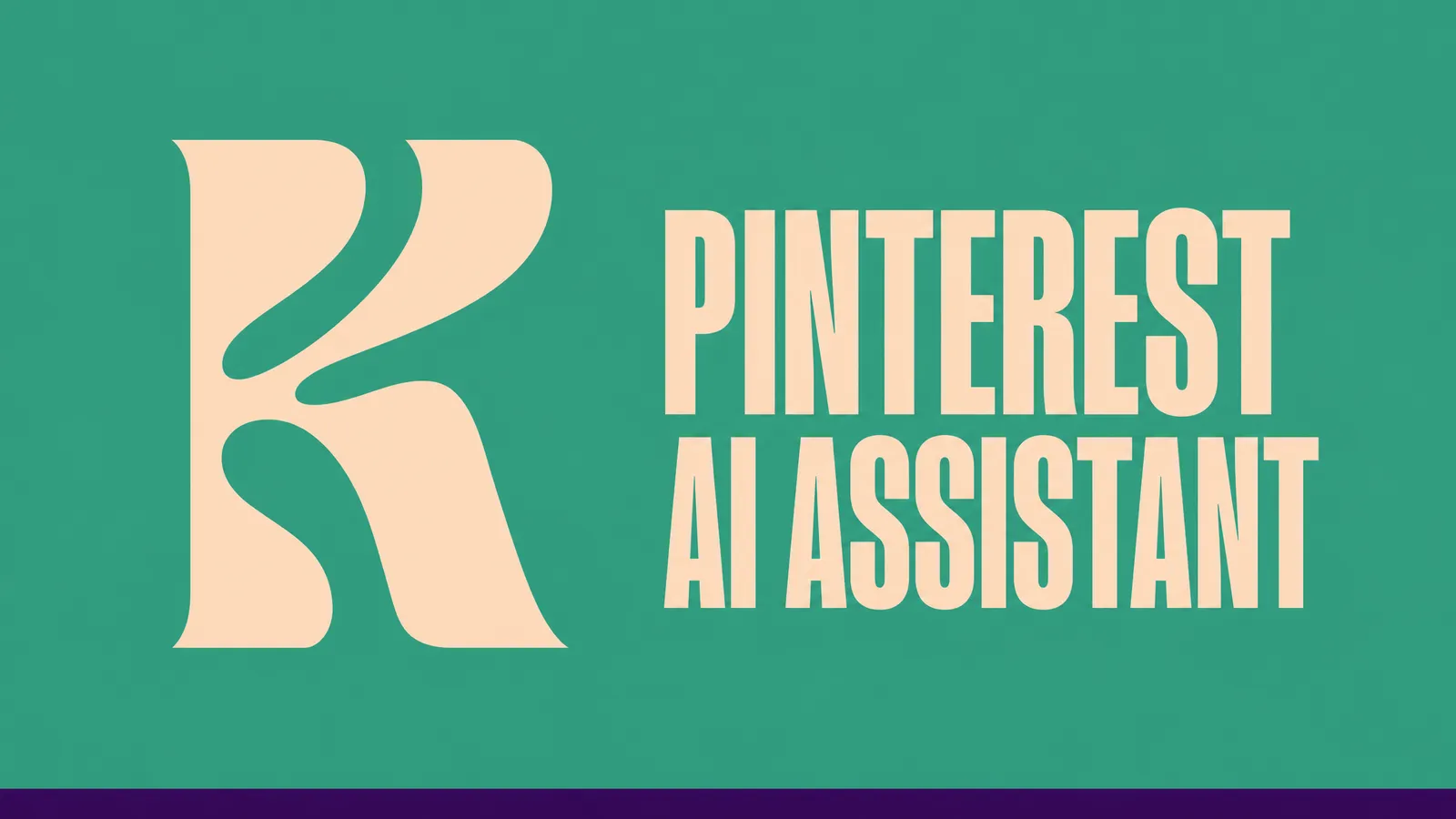 a minimalist line illustration of a chat assistant speech bubble with the Pinterest logomark