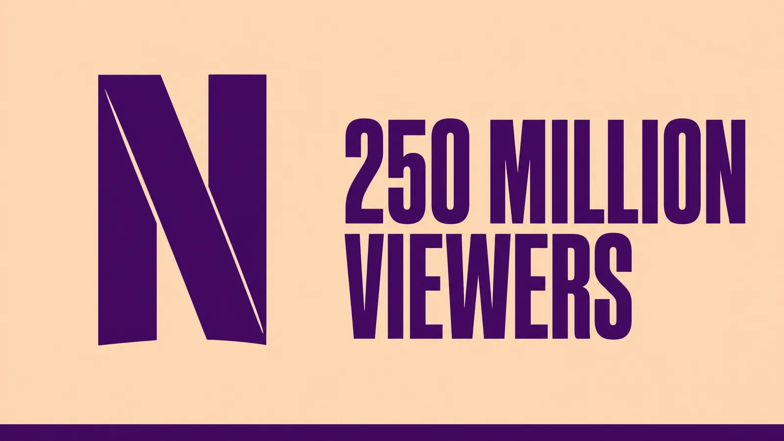 a minimalist line illustration of the play button with the Netflix logomark.