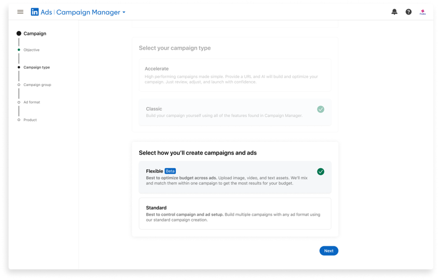 Flexible Ad Creation